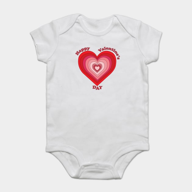 Valentin's Day Baby Bodysuit by DickinsonDesign